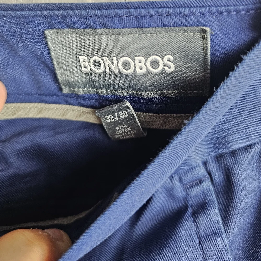 Mens Bonobos Monday Pants Slacks 32/30 - Picture 4 of 7